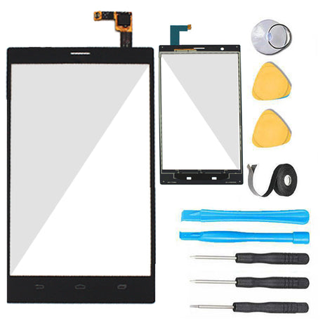 ZTE Lever LTE Glass Screen Replacement + Touch Digitizer Premium Repair Kit Z936 Z936L Z936C - Black