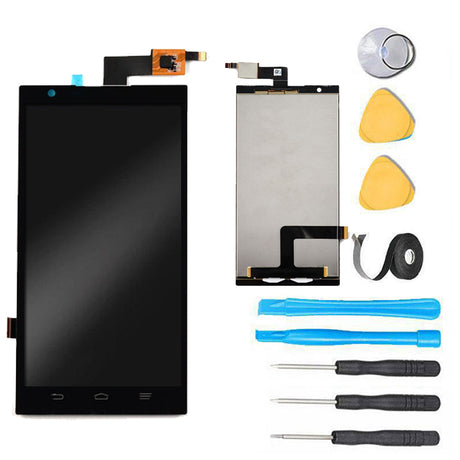 ZTE ZMAX Screen Replacement LCD Digitizer Assembly Premium Repair Kit Z970- Black